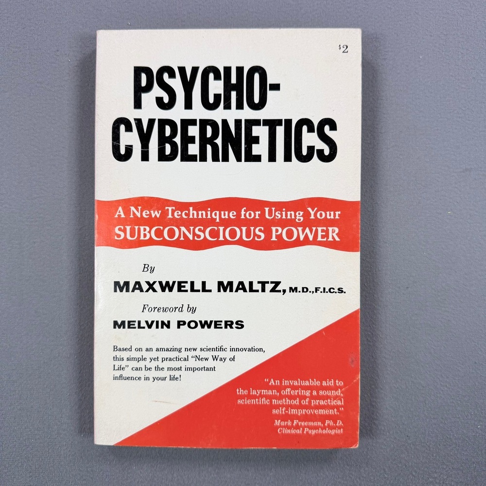 Maxwell Maltz Psycho-Cybernetics Paperback 1972 Edition Self-Help Psychology